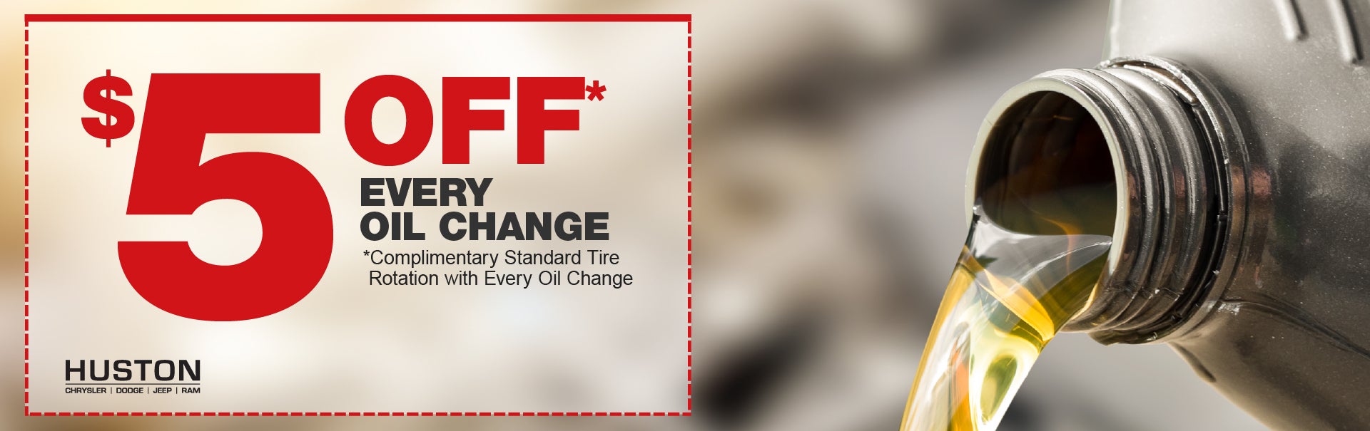 $5 off Every Oil Change