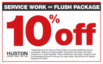 Service Work or Flush Package